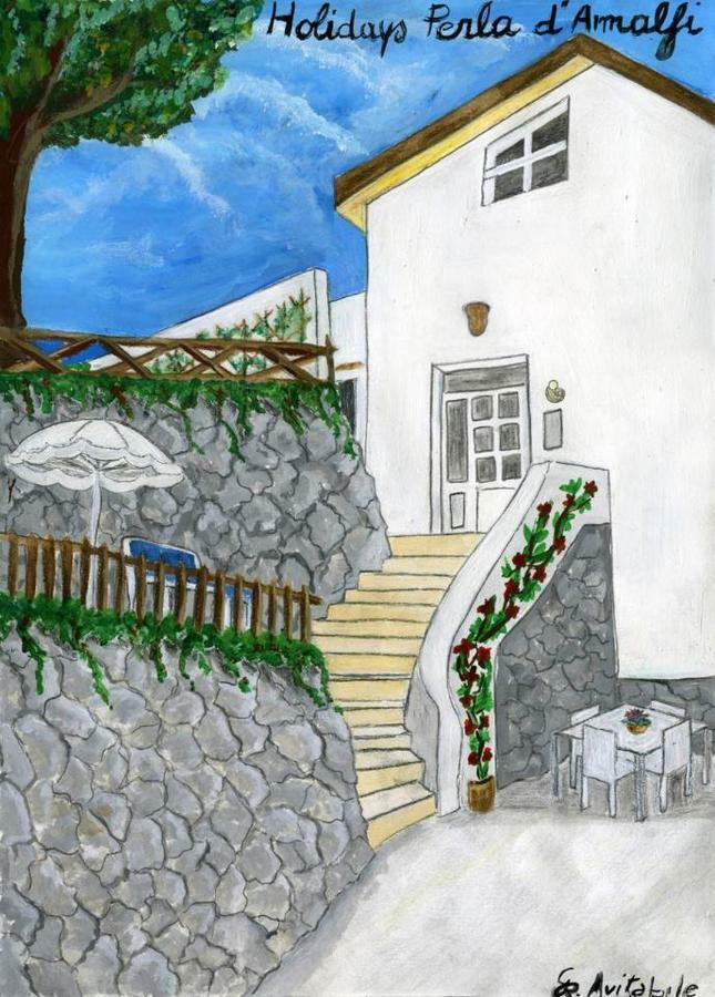 Holidays Perla d'Amalfi Bagian luar foto